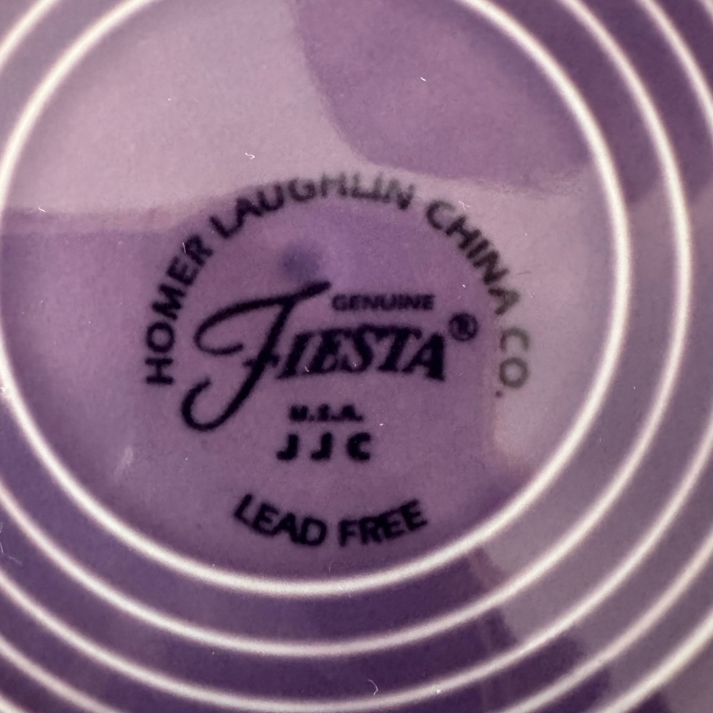 Fiesta Lilac Salad Plate - Picture 6 of 8